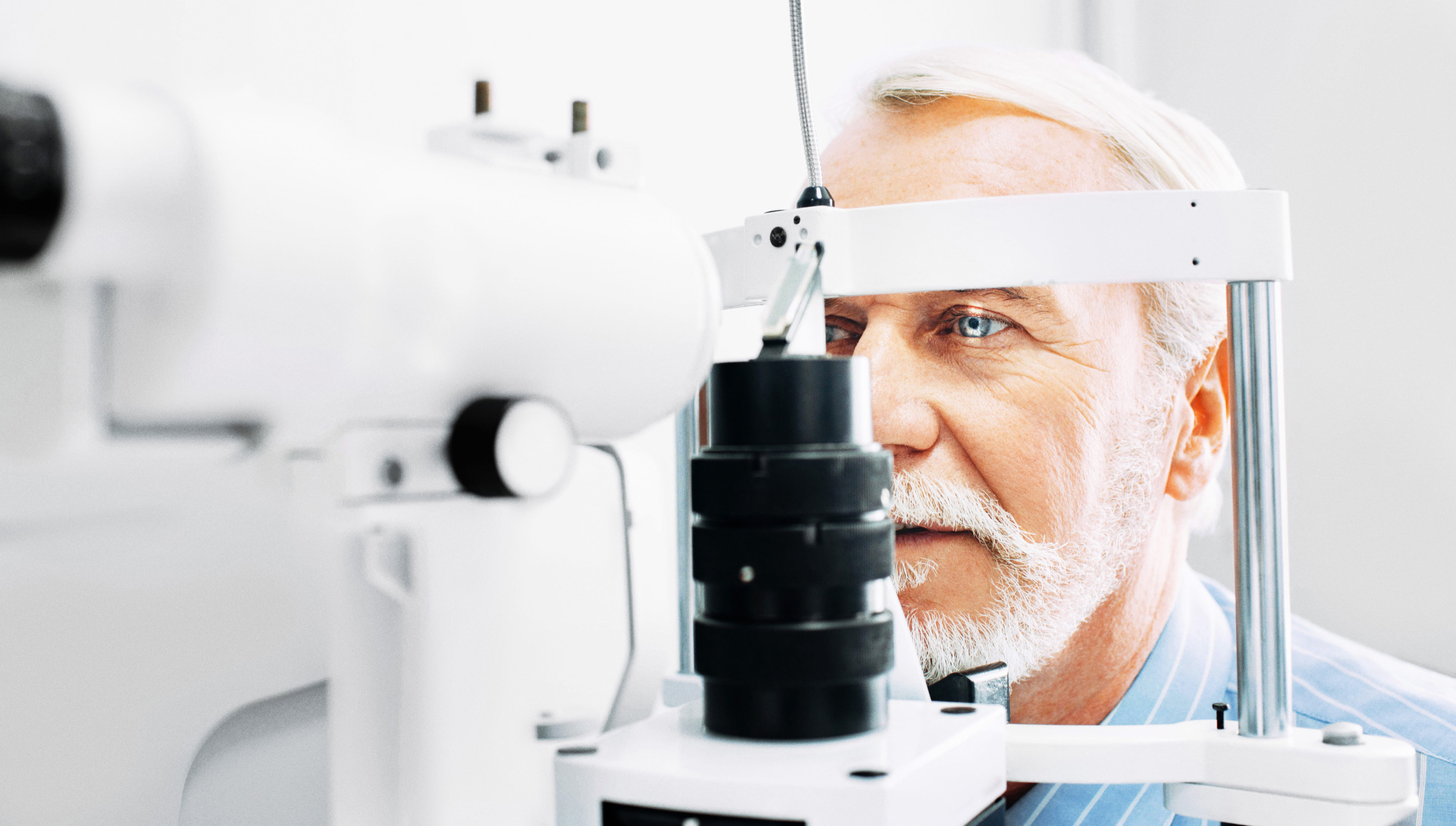 patient at a vision practice