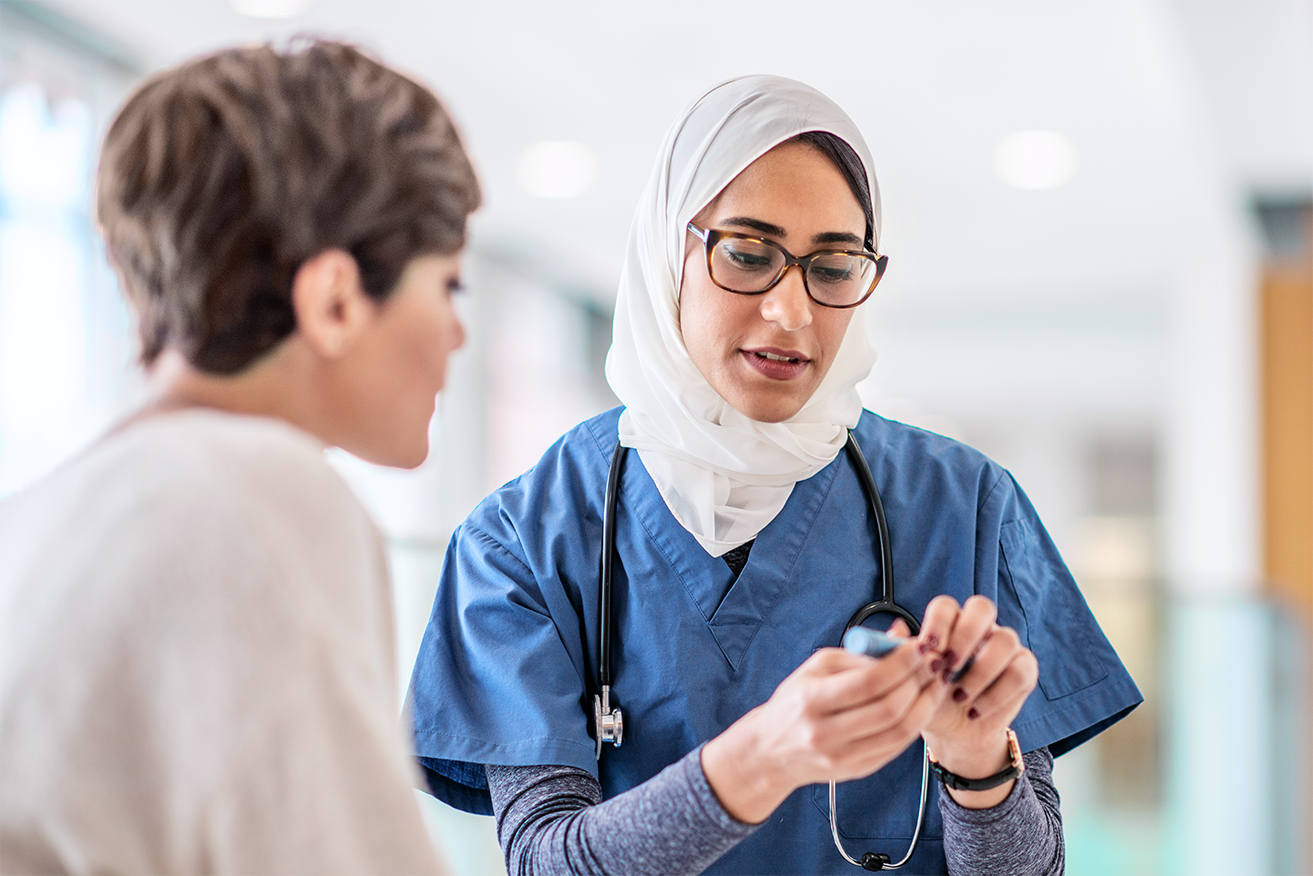 Patient with their specialty provider